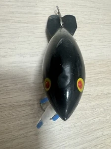 Señuelo bombardero negro vintage Luxon Baron 3/8 oz - Imagen 1 de 12