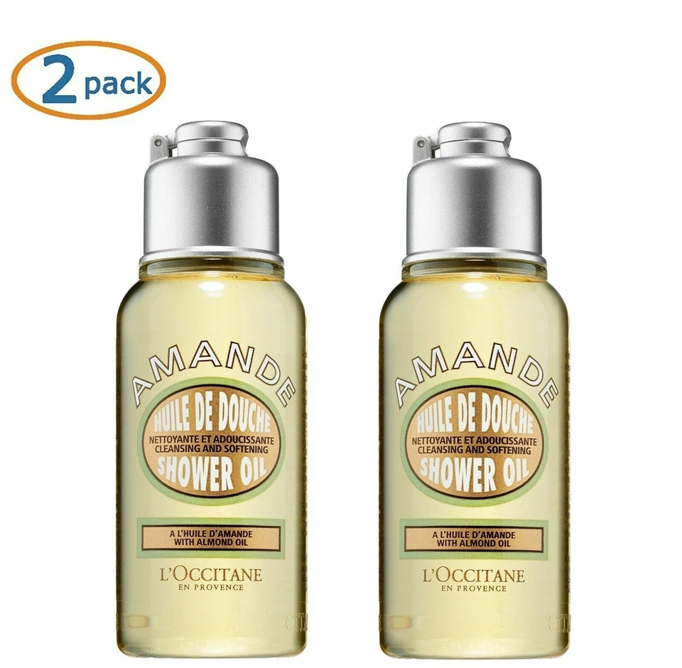 L'occitane Amande Almond Shower Oil 2.5 Oz 75 Ml NWOB