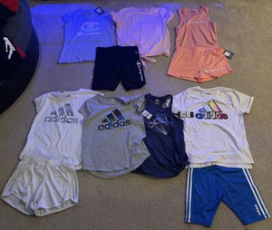 lot of girls summer clothes(champion Adidas)-size X  large - Picture 1 of 11