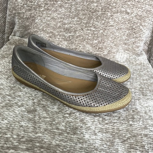 Clarks Danelly Adira Ballet Flat Silver taglia 9M