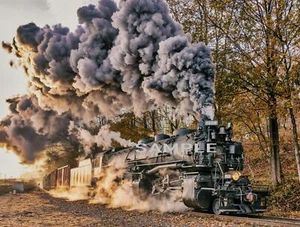 WESTERN MARYLAND Steam Locomotive Railroad PHOTO - Picture 1 of 1