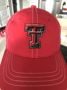 Texas Tech hat ball cap NEW ADJUSTABLE Red Raiders - Picture 1 of 4