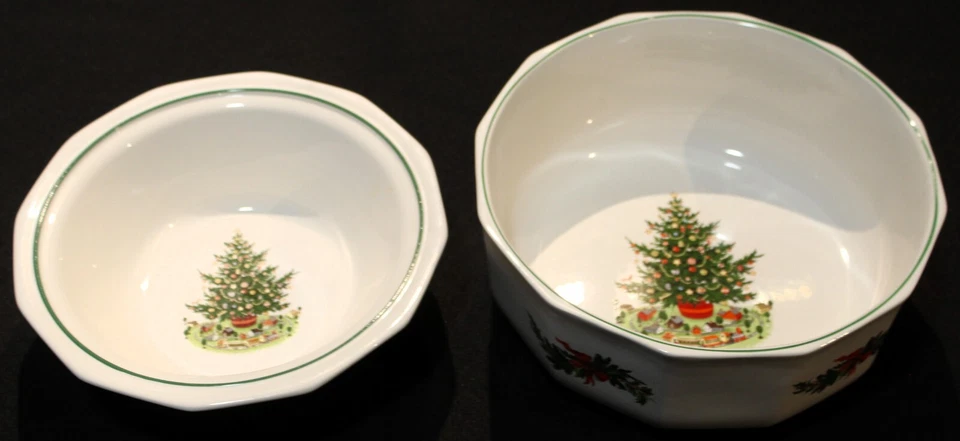Pfaltzgraff Christmas Heritage Salad & Vegetable Bowls USA - Image 1 of 3