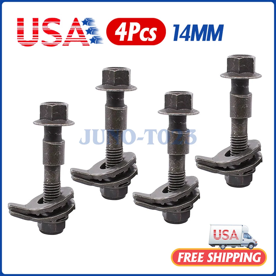 KIT DE PERNOS DE LEVA AJUSTABLES ALINEACIÓN INCLINABLE DELANTERA IZQUIERDA Y DERECHA DE 14 MM Foto 1 de 4