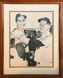 Whitey Ford & Sandy Koufax Signed 11x14 Photo. JSA, Ford Estate LOA - Picture 1 of 4