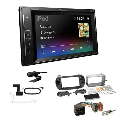 Pioneer Autoradio Bluetooth DAB Apple Android für Fiat 500 ab 2007 schwarz - Bild 1 von 4