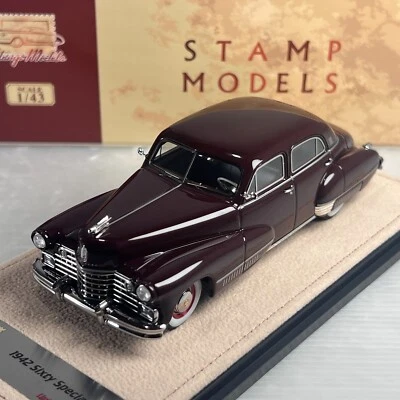 Sello 1/43 GLM 1942 Cadillac Sixty Special Madeira granate STM42212 Foto 1 de 3