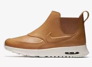 Nike Air Max Thea Mid Ale Braun Leder Stiefel Turnschuhe 859550-200 Größe 6 - Bild 1 von 9
