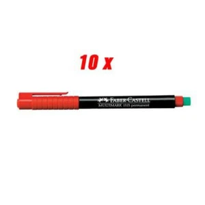 FABER-CASTELL 151321 Permanent-Marker MULTIMARK F, rot VE=10 - Bild 1 von 1
