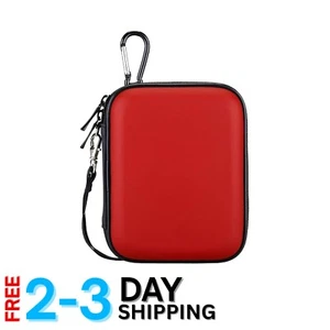 Lightweight Hard Drive Carrying Case with Extra Storage for Cables and Cards - Picture 1 of 8