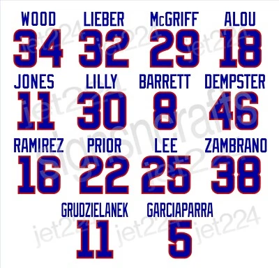 Chicago Cubs STICKER DECAL 2000s stars Wood McGriff Alou Lieber Zambrano Lee + - Image 1 of 4