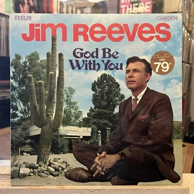 [COUNTRY]~EXC LP~JIM REEVES~God Be With You~[1971~RCA~Issue]~UK Import~ - Imagem 1 de 4