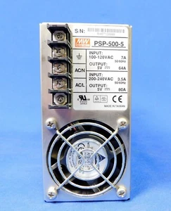 Mean Well PSP-500-5 O/P +5V 80A parallel AC/DC ungeprüfter Artikel wie besehen - Bild 1 von 2