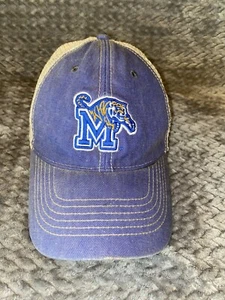 Memphis Tigers Mütze Cap Gr. L 47 Franchise perfekte Passform blau Freizeit Baumwolle - Bild 1 von 4