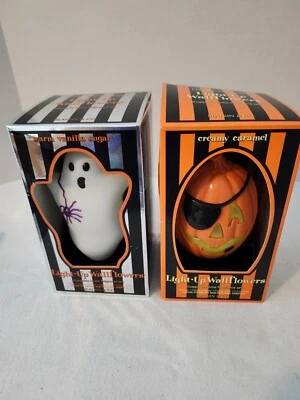 Slatkin & co. home fragrance set wallflowers, pumpkin and ghost, lot of 2 - Image 1 of 4