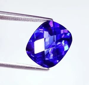 Loose Gemstone Natural Blue Sapphire Certified 10 Ct Cushion Shape Gems G104 - Picture 1 of 13