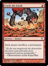 Betrayers of Kamigawa Crack the Earth x4 Magic The Gathering NM
