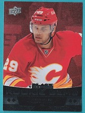 2012/13 Black Diamond Ruby card # 228 of Akim Aliu - Calgary Flames  #032/100