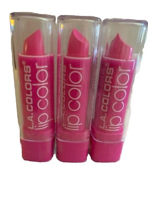3X L.A. Colors Moisture Rich Lip Color Lipstick  Light Pink Shade PINK PARFAIT - Image 1 of 3