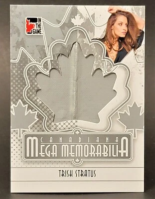 Mega memorabilia de Canadiana 2011 In The Game plateada MM-27 Trish Stratus/165 costura Foto 1 de 2