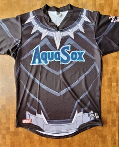 Ot Sports Jersey - Everett AquaSox - #12 - Size 46 - Marvel - Game Worn - Signed - Picture 1 of 8