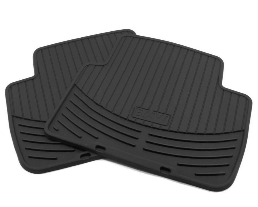Genuine BMW E46 325i 330i M3 All Weather Rubber Floor Mat Rear 82550136373 NEW - Image 1 of 1