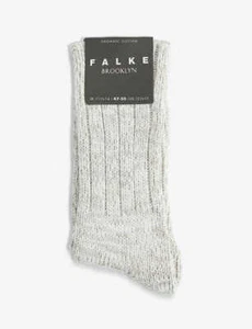Calcetines de algodón orgánico FALKE Brooklyn para hombre. Color: gris metal - Imagen 1 de 4