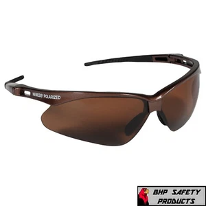 KLEENGUARD NEMESIS POLARIZED BROWN LENS SAFETY GLASSES SUNGLASSES 28637 1/PAIR - Picture 1 of 5
