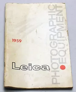 Leica Magazin Fotoausrüstung Katalog Buch Broschüre Preisliste 1959 - Bild 1 von 3