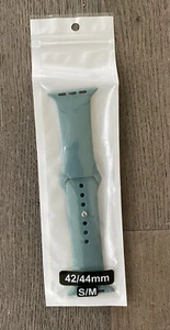 Replacement 42-44mm Silicone Sports Band for Apple Watch-Green - Picture 1 of 1