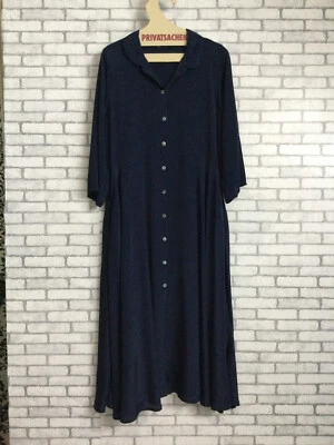 cocon.commerz PRIVATSACHEN Kleid aus SILKCELLE in dunkelblau Größe 2 - Bild 1 von 4