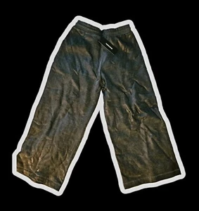 NWT ~ DIESEL GIRLS Charcoal Grey Shimmer Metallic Wide Leg Pants - Picture 1 of 2