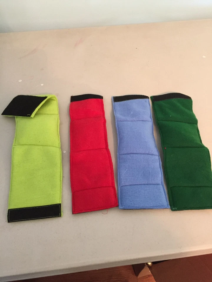 4-MALE DOG BELLY BANDS NO INSERTS LEAK PROOF MIXED COLORS JUST WASH & WEAR - Image 1 of 1