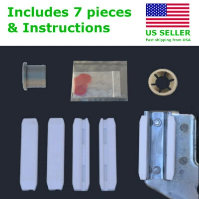 86-91 Camaro Firebird Rear Hatch Motor Pull Down slide Guides Set - Image 1 of 3