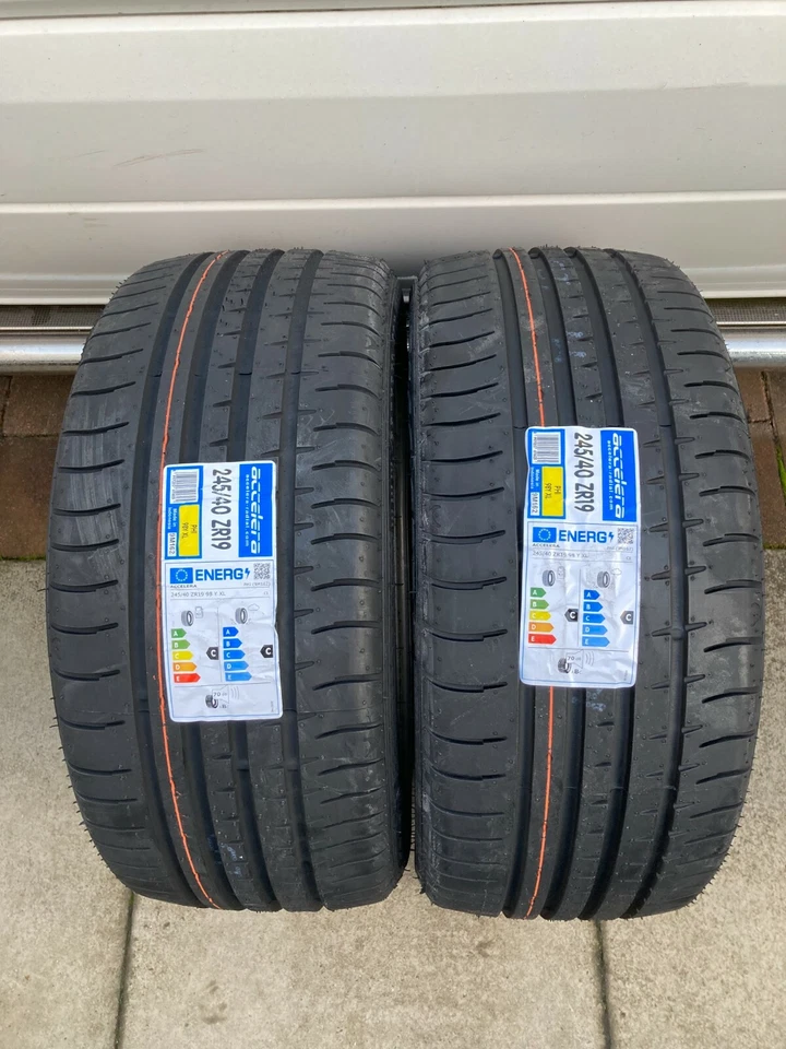 2 /40ZR19 98Y XL ACCELERA TYRES 245 40 19 EXTRA LOAD 245/40R19 98Y XL