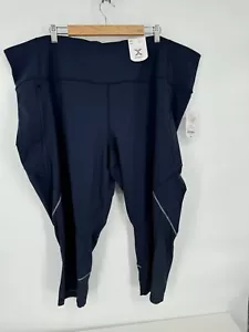 Xersion Essentials Running Capri Gym Workout Pants NWT Size 5X Pocket Org $60 - Picture 1 of 13