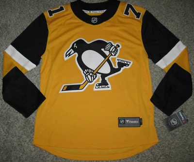 Camiseta Evgeni Malkin Pittsburgh Penguins Masculina Extra Pequena Fanatics Breakaway - Imagem 1 de 4
