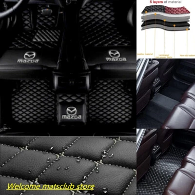 Alfombrillas impermeables para auto Mazda MX-5/Miata 1998-2024 personalizadas Foto 1 de 4