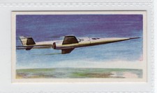 Tea Trade Card 1961. The Douglas X-3 Supersonic aircraft
