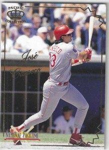 1995 National Packtime Pacific #9 Jose Canseco Texas Rangers