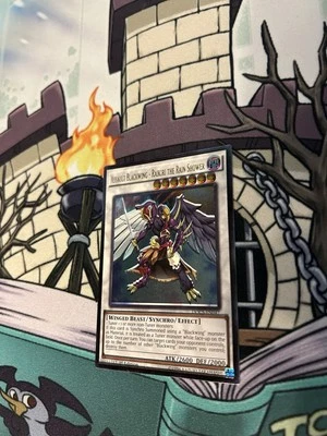 YuGiOh! Assault Blackwing - Raikiri the Rain Shower Ultimate MISPRINT FOIL SHIFT - Image 1 of 4