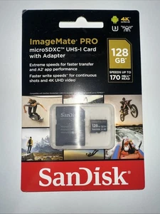 Scheda di memoria SanDisk SDSQXBZ-128G-AWCKA 128 GB UHS classe di velocità 1 - Foto 1 di 2