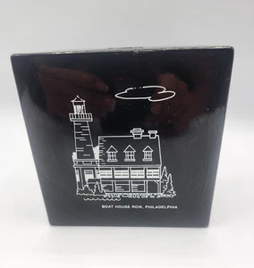 Vintage Boot Haus Reihe Philadelphia Untersetzer 6er Set Hergestellt in Japan - Bild 1 von 8