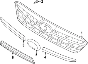 Genuine Subaru Molding 91123FL24A - Picture 1 of 1