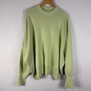 NWT Free People Easy Street Tunic in White Jade Sweater Boho Lagenlook Oversized - Picture 1 of 7