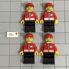 LEGO City: Mail Van (7731) Lot Of 4 Minifigures Minifigs C6 33