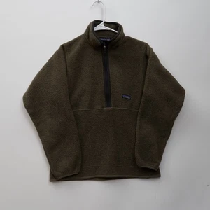 Vintage Mens Patagonia Synchilla Green 1/2 Zip Fleece Jacket Pullover Sz XS - Picture 1 of 5