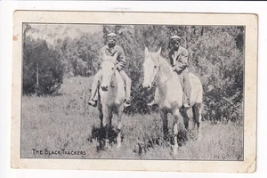 Original Ned Kelly Postcard The Black Trackers - Picture 1 of 2