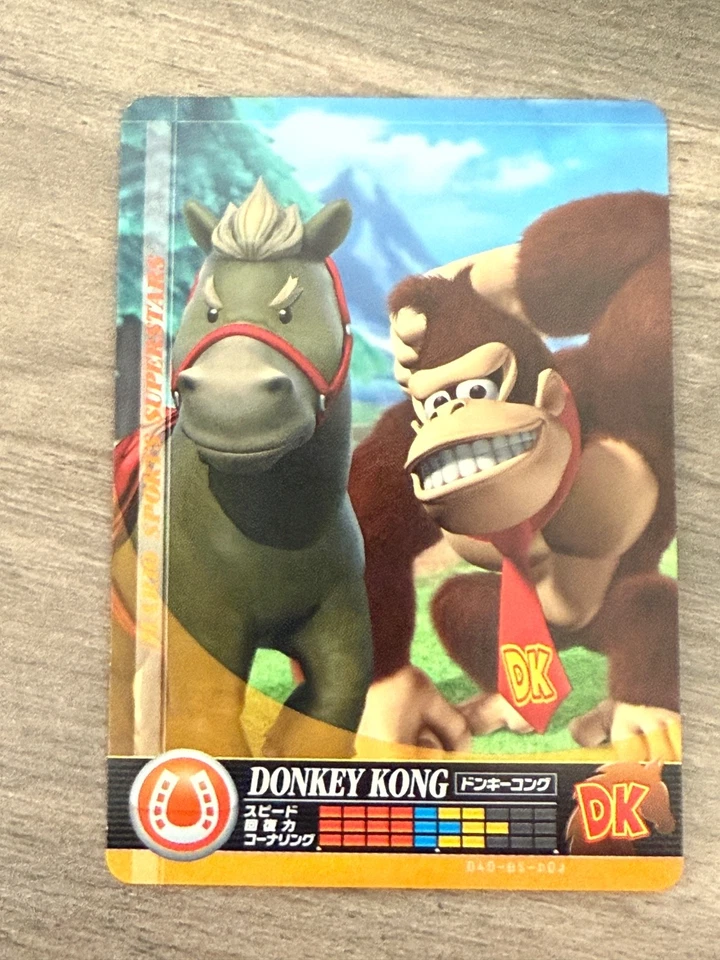 Nintendo amiibo Mario Sport Superstars Donkey Kong Horse Racing Japanese Version - Image 1 of 1