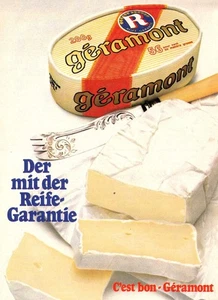 3w9150/ Reklame von 1983 – GERAMONT – Der mit der Reife-Garantie. - Picture 1 of 1